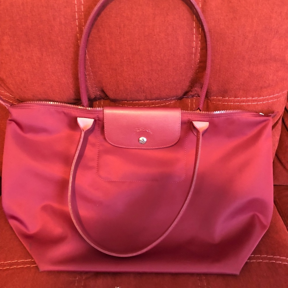 Longchamp large Le Pliage Neo Red